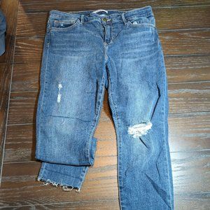 Sam Edelman "The Kitten" Jeans midrise skinny ankle size 33 EUC